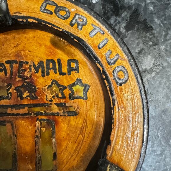 Hotel Cortijo Reforma Guatemala Ashtray Set of 2 Souvenir Handmade - Picture 11 of 13